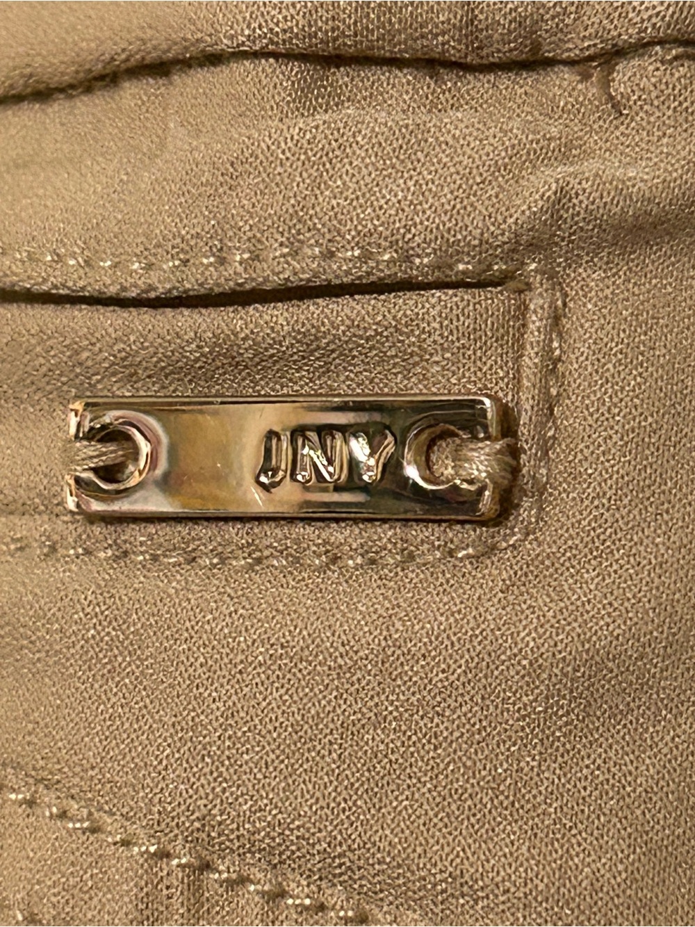 NYC Tan Pull-On Bermuda Shorts - Picture 3 of 7